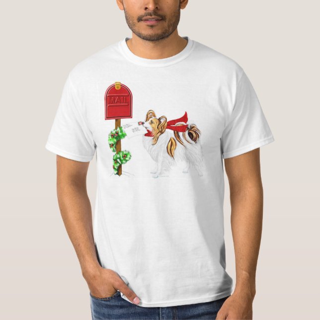 Sable Papillon Christmas Mail T-Shirt (Front)
