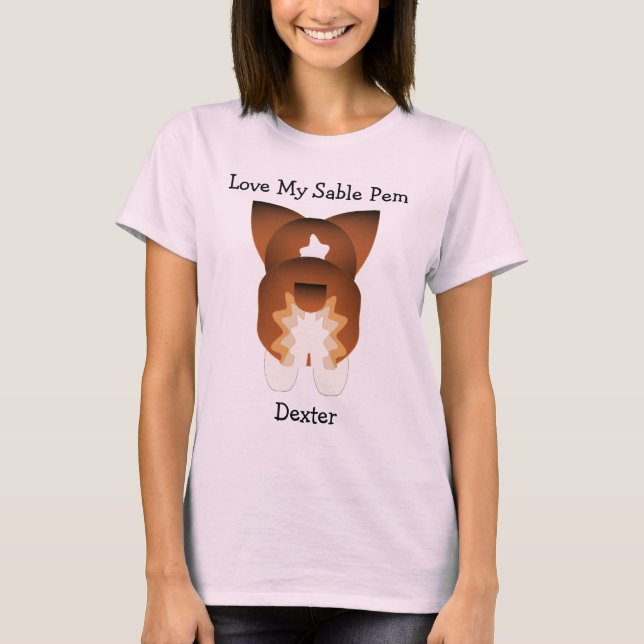 Sable Pembroke Welsh Corgi T-Shirt (Front)