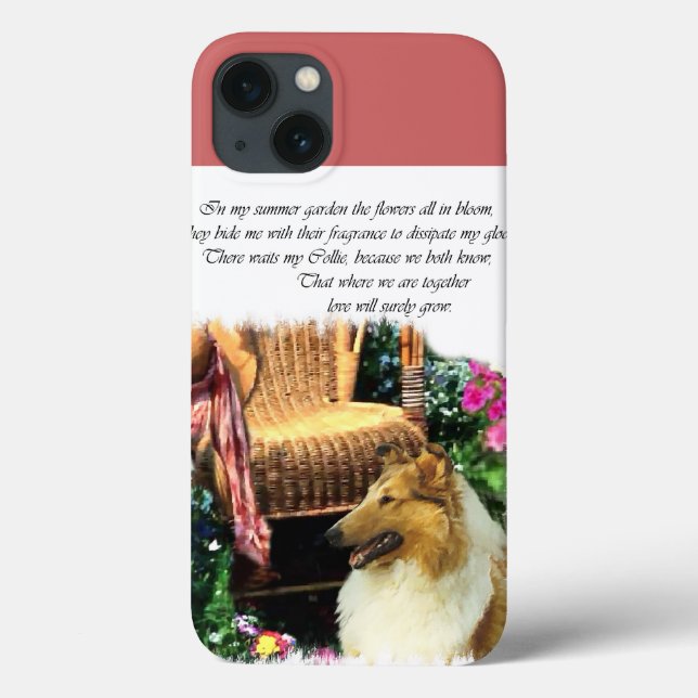 Sable Rough Collie Art Gifts Case-Mate iPhone Case (Back)