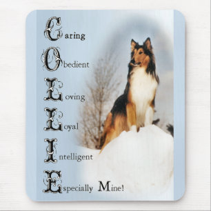 Sable Rough Collie Gifts Mouse Pad