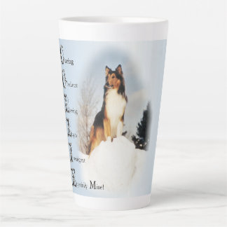 Sable Rough Collie Gifts Two-Tone Coffee Mug