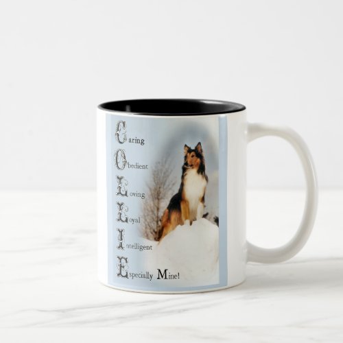Sable Rough Collie Gifts Two_Tone Coffee Mug