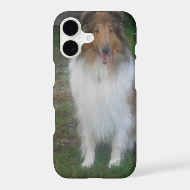 Sable Rough Collie Iphone Case (Back)