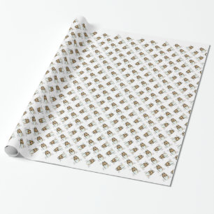Sable Rough Collie Meet the Breed Wrapping Paper