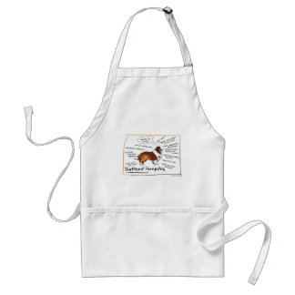 Sable sheltie adult apron