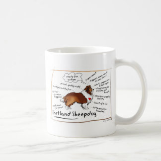 Sable sheltie coffee mug