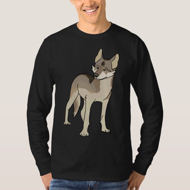 Sable Siberian Husky T-Shirt (Front)