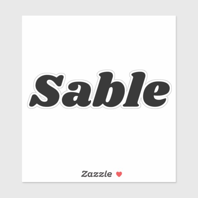 Sable Sticker (Sheet)