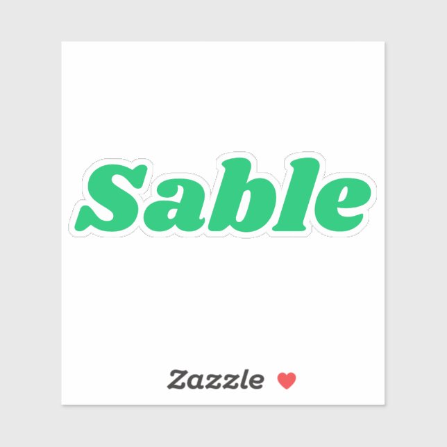 Sable Sticker (Sheet)