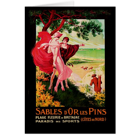Sables d'Or Les Pins Cards (Front)