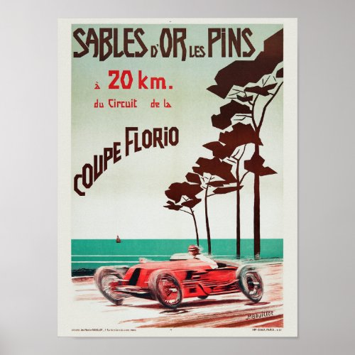Sables_dOr_les_Pins France Vintage Poster 1927