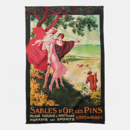 Sables d'Or les Pins Kitchen Towel