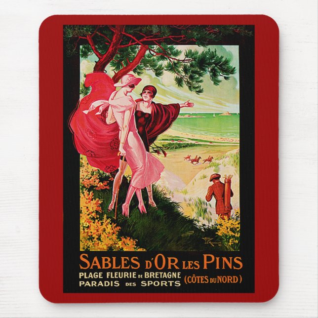 Sables d'Or Les Pins Mouse Pad (Front)