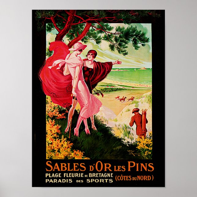 Sables d'Or Les Pins Poster (Front)