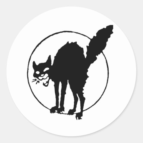 Sabo Cat Classic Round Sticker