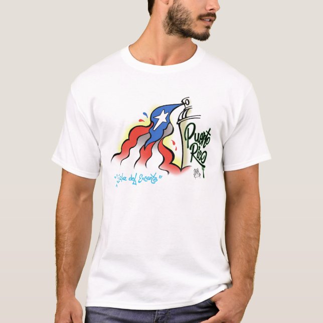 Sabor Boricua "Mi bonita bandera" shirt (Front)