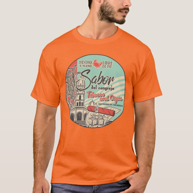 Sabor del Cangrejo Tropical Tee (Front)
