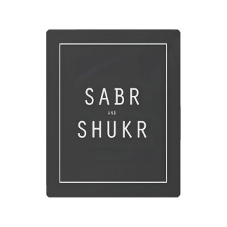 SABR and SHUKR Metal Print