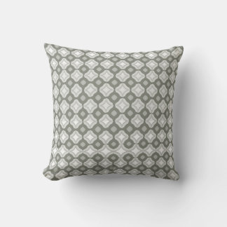 Sabre Gray Throw Pillow