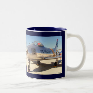 Sabre Jet - Korean War, Sabre Jet - Korean War Two-Tone Coffee Mug