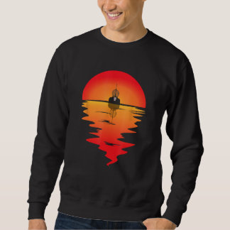 Sabre Sword Fencer Fencing Combat Sport Sunset Fen Sweatshirt