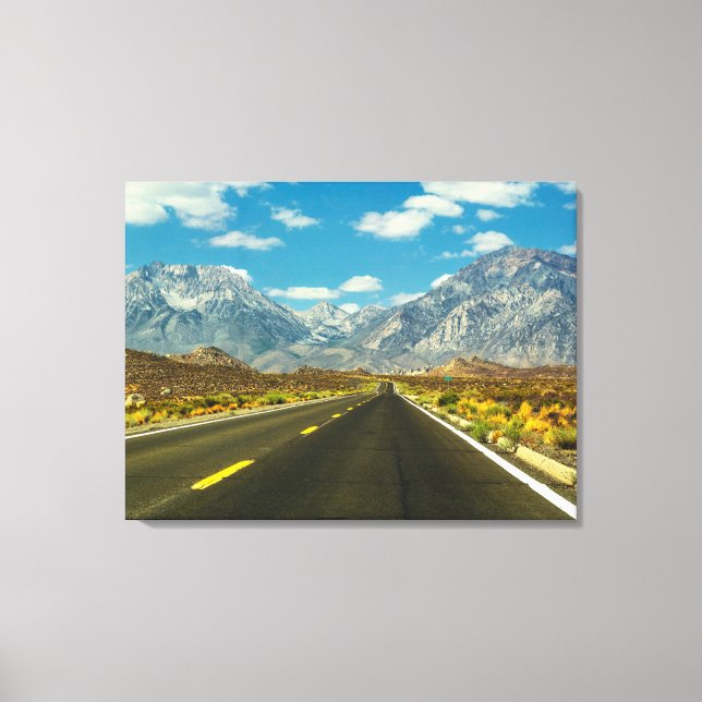 Sabrina Basin Sierra Nevada Mountain Canvas Print (Front)