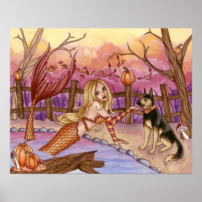 Sabrina - Fall Mermaid Poster (Front)