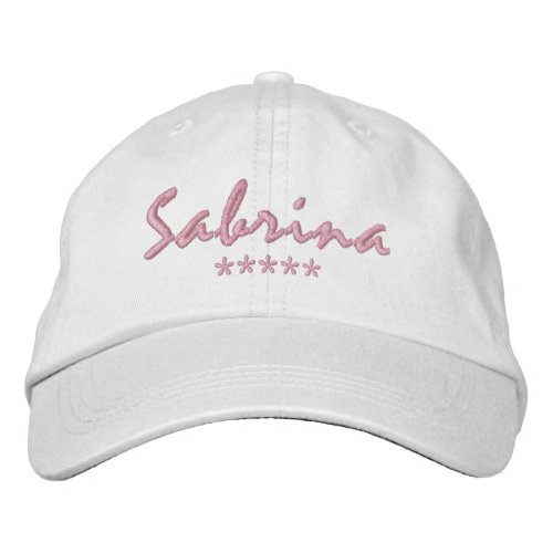 Sabrina Name Embroidered Baseball Cap