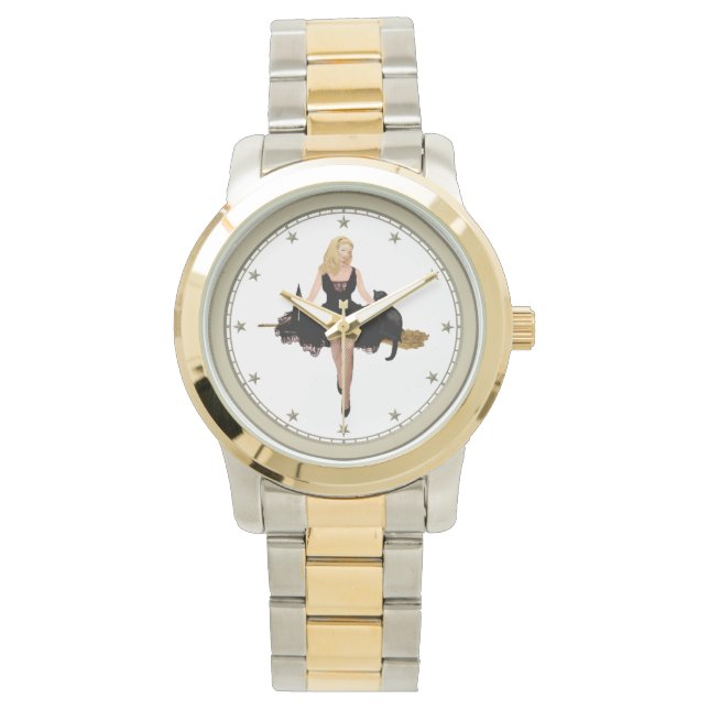 Sabrina the Teenage Witch on Her Broom Watch (Front)