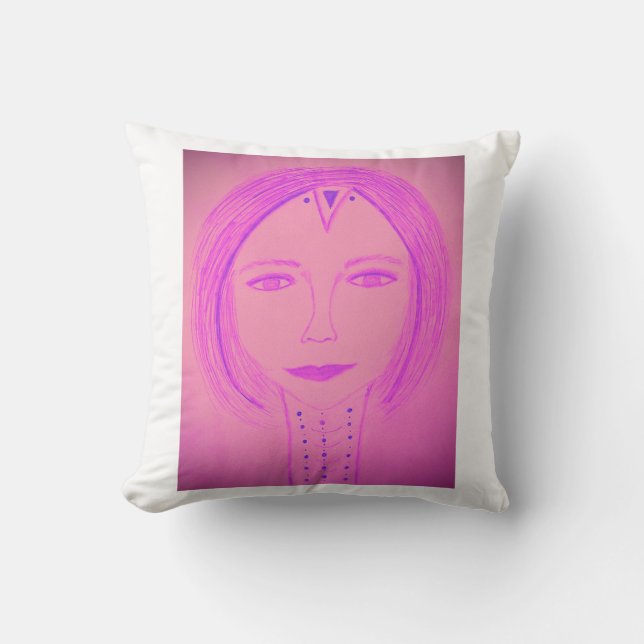 Sabrina Throw Pillow (Front)