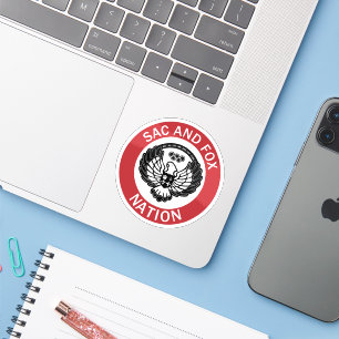 Sac and Fox Nation Flag Oklahoma Sticker
