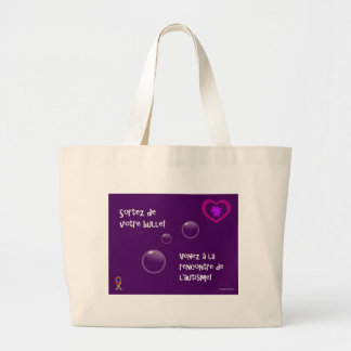 Sac Sortez de votre bulle Large Tote Bag