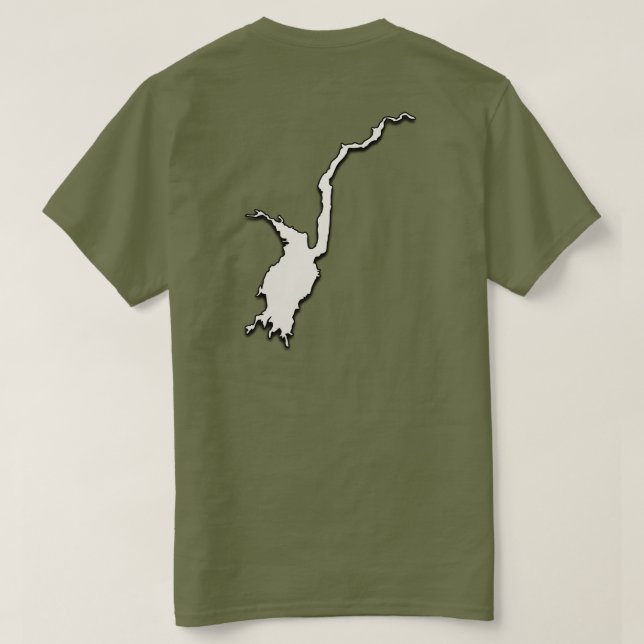 Sacandaga Lake T-Shirt (Design Back)