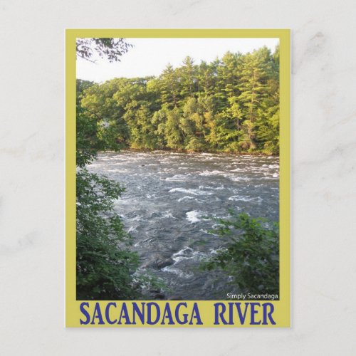 Sacandaga River Postcard