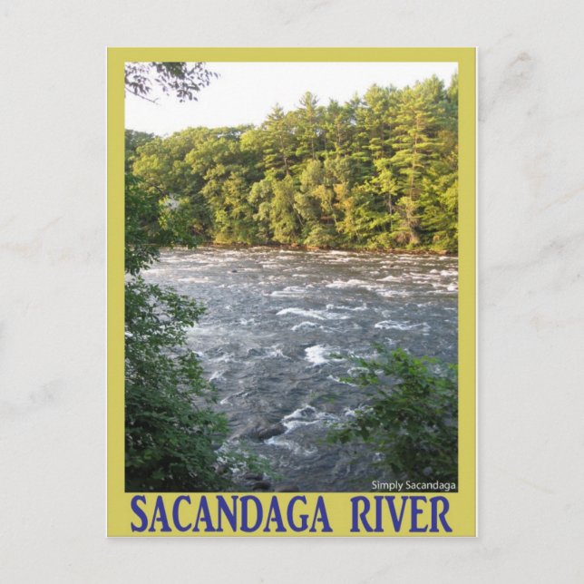 Sacandaga River Postcard (Front)