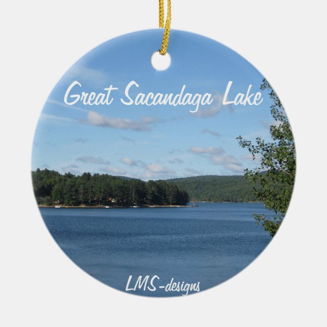 Sacandaga Serenity Ornament (Front)