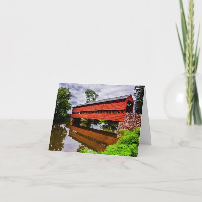 Sachs Covered Bridge Card (Front)