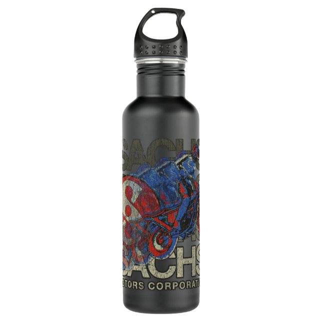 Sachs Motors Corporation 1968  Stainless Steel Water Bottle (Front)