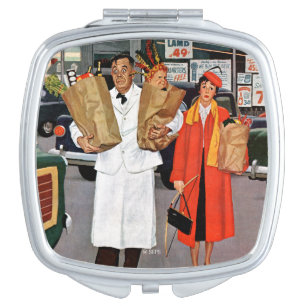 Sack Full of Trouble Compact Mirror