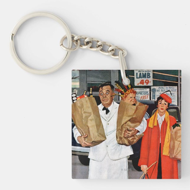 Sack Full of Trouble Keychain (Front)