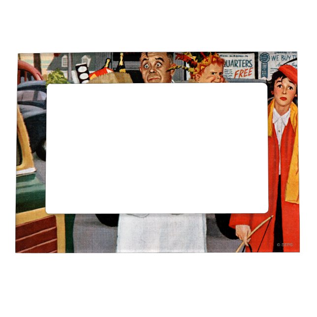 Sack Full of Trouble Magnetic Photo Frame (Front)