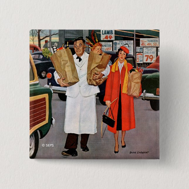 Sack Full of Trouble Pinback Button (Front)