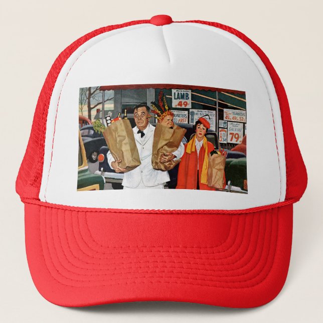 Sack Full of Trouble Trucker Hat (Front)