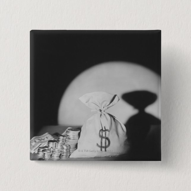 Sack of Money Pinback Button (Front)