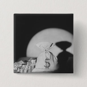 Sack of Money Pinback Button