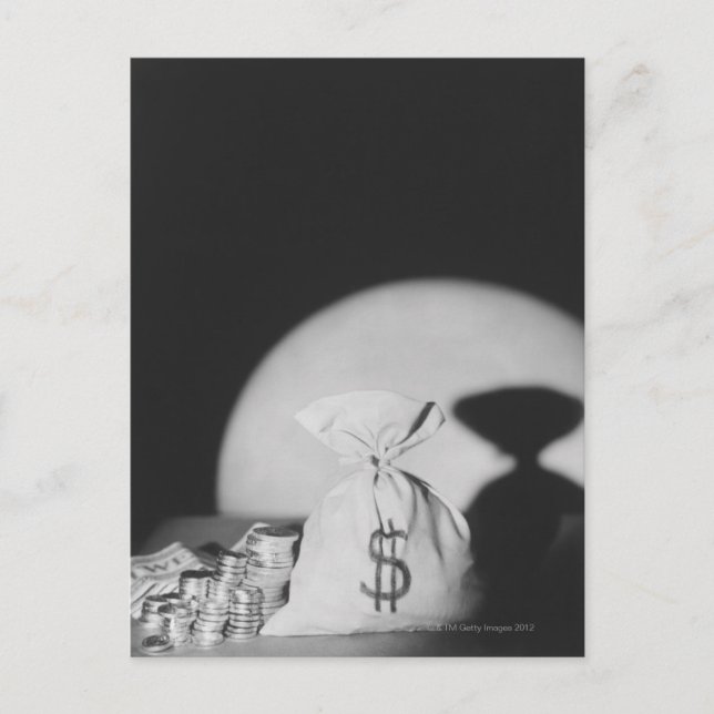Sack of Money Postcard (Front)