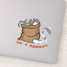 Sack of Sacabambaspis Vinyl Sticker