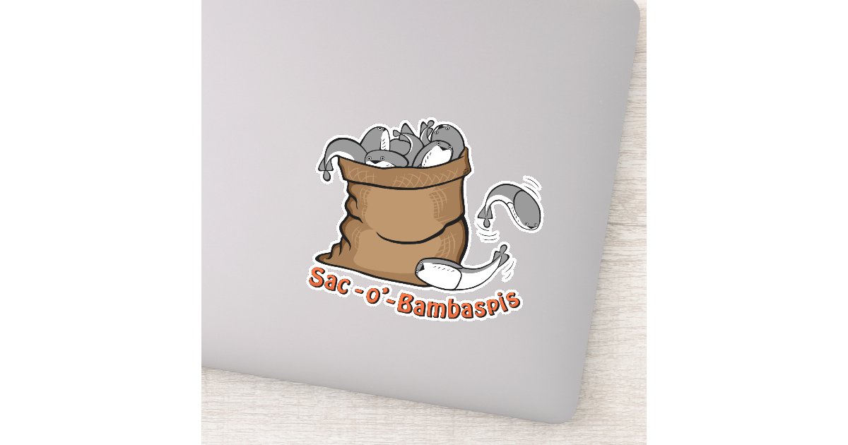 Sack of Sacabambaspis Vinyl Sticker | Zazzle