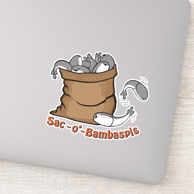 Sack of Sacabambaspis Vinyl Sticker (Detail)