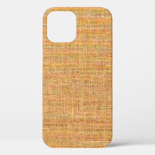Sackcloth texture for background iPhone 12 case